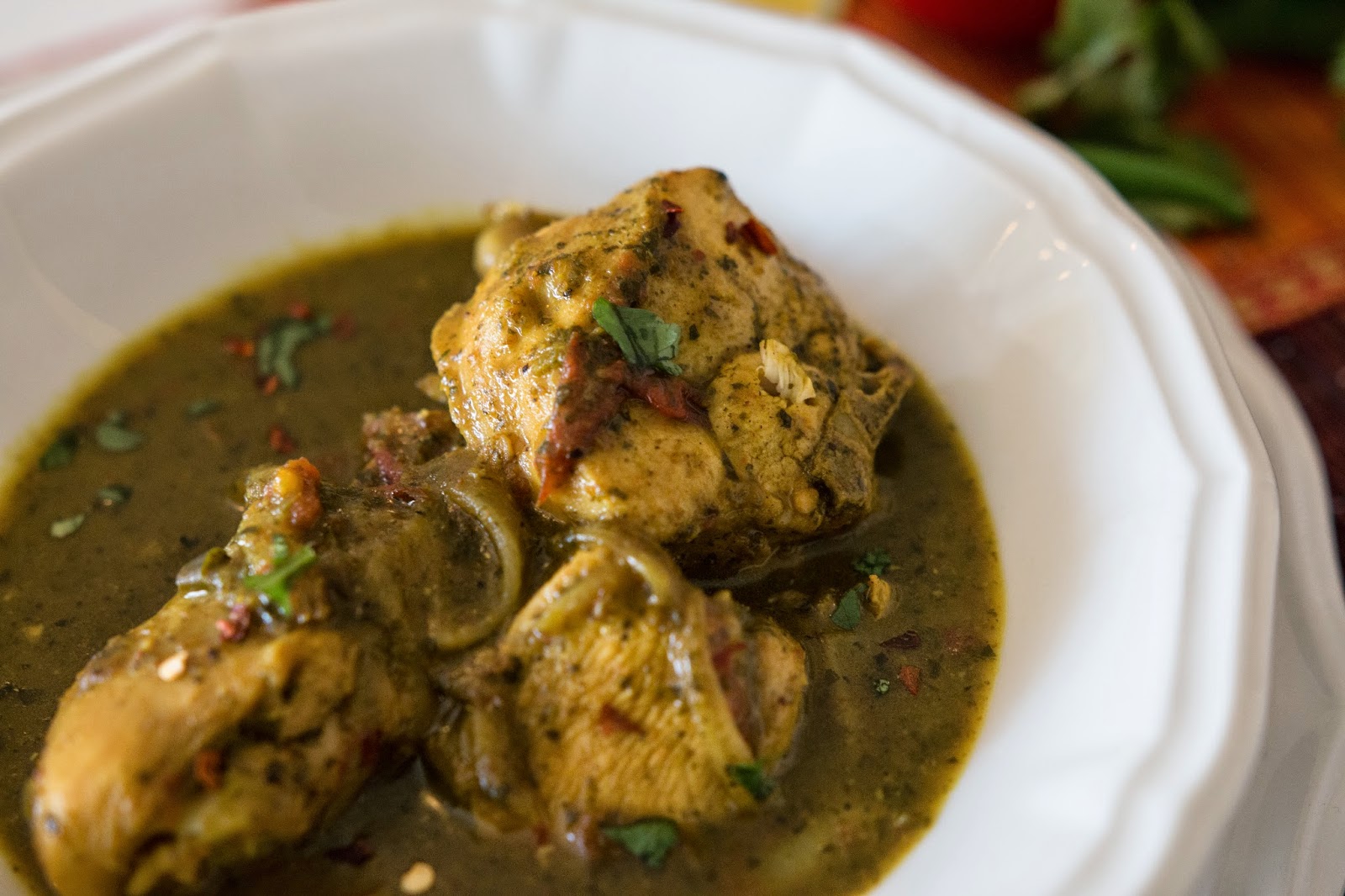 Green pork curry goan Outlet