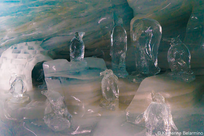 Ice Palace Sculptures Jungfraujoch Four Days in Interlaken and the Swiss Alps