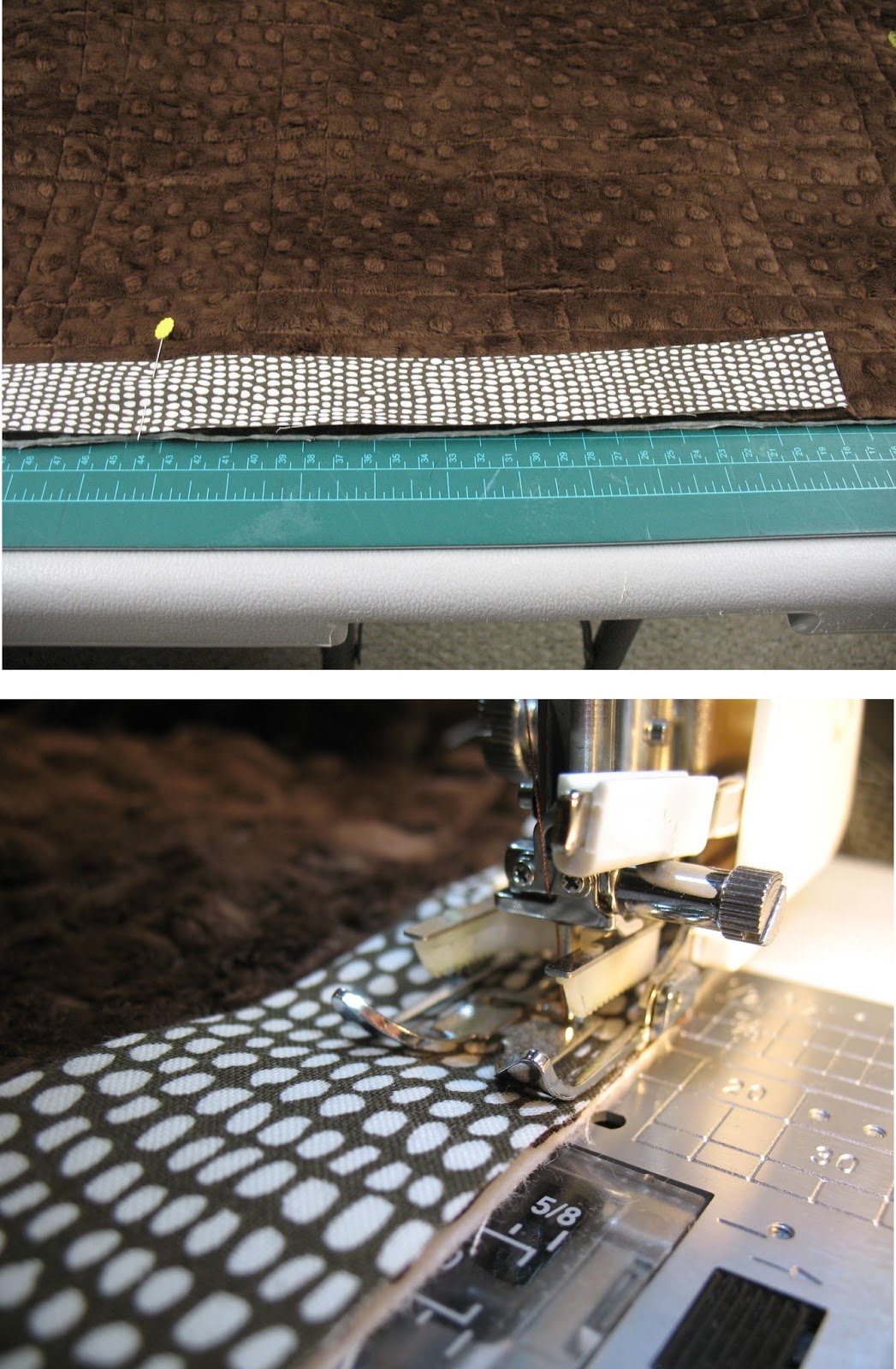 Ye Olde How to Make a Minky Quilt Part 6 Binding