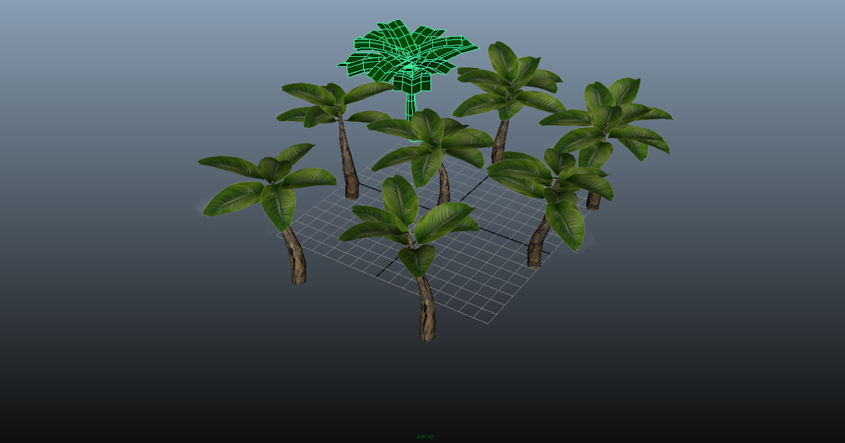 Unit 70 3D Environments Creating Palm Trees