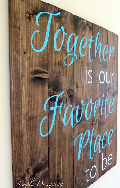 Making DIY signs from pallet wood is fun and easy. You can customize your pallet sign with anything you want to fit your decor.