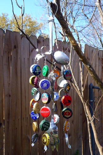Trina Is Artsy Sy How To Make A Bottle Cap Wind Chime By Green Products