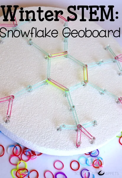 Snowflake STEM for kids