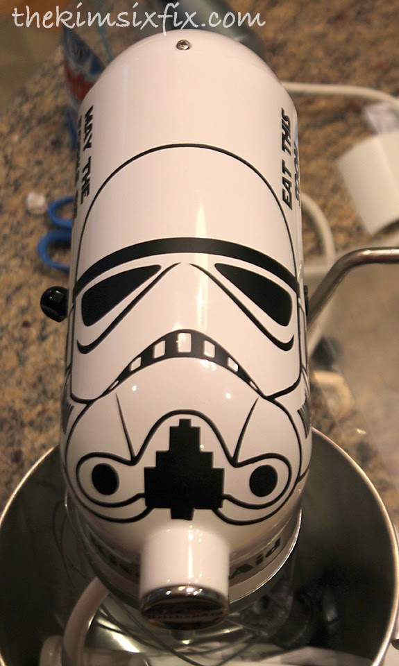 Custom Star Wars Stormtrooper Kitchen Aid Stand Mixer (Tutorial) - The Kim  Six Fix