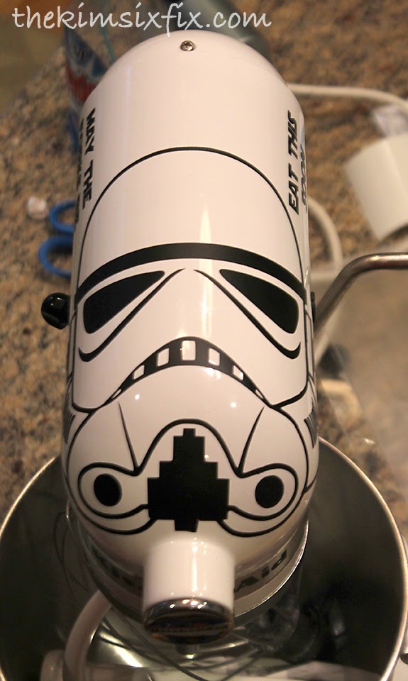 Custom Star Wars Stormtrooper Kitchen Aid Stand Mixer Tutorial
