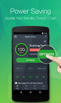 Aplikasi Penghemat Baterai Android Battery Doctor