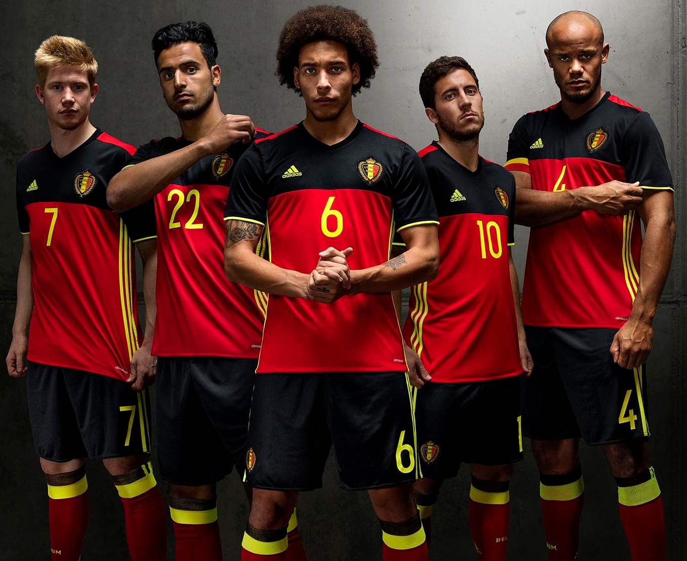 Adidas Belgium Euro 2016 Home Jersey
