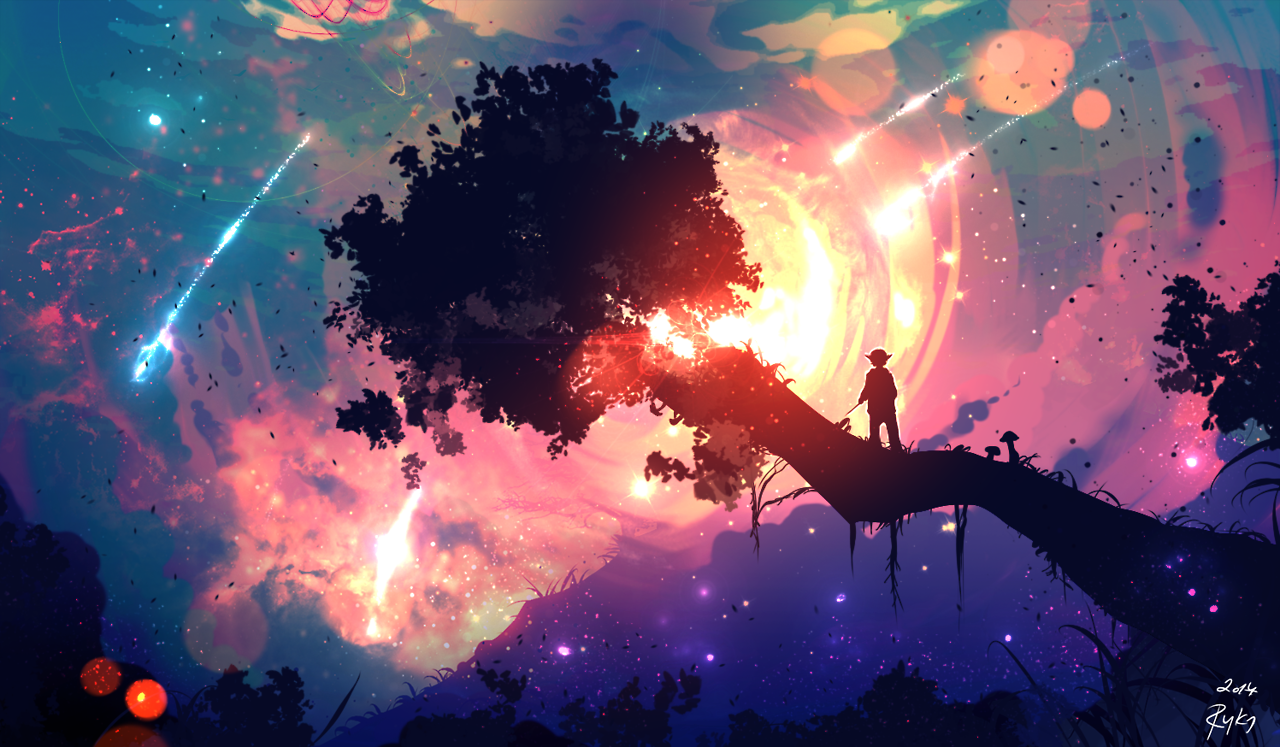 Un Atardecer 3 Anime Landscape En 2019 Fondos Fondos De Pantalla Images