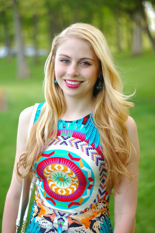 Blonde in this City: Tribal Print