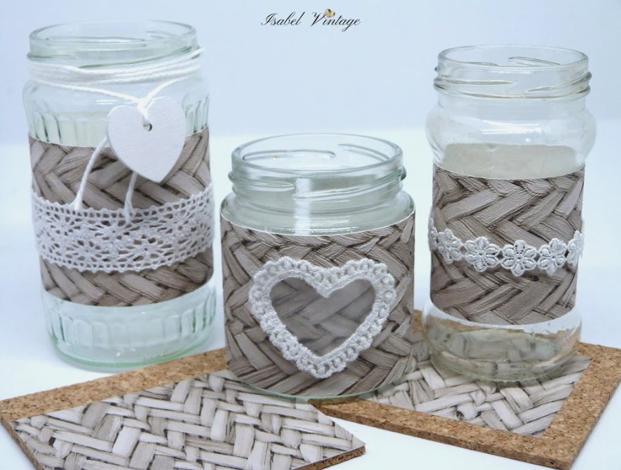 frascos-posavasos-decorados-papel-pintado