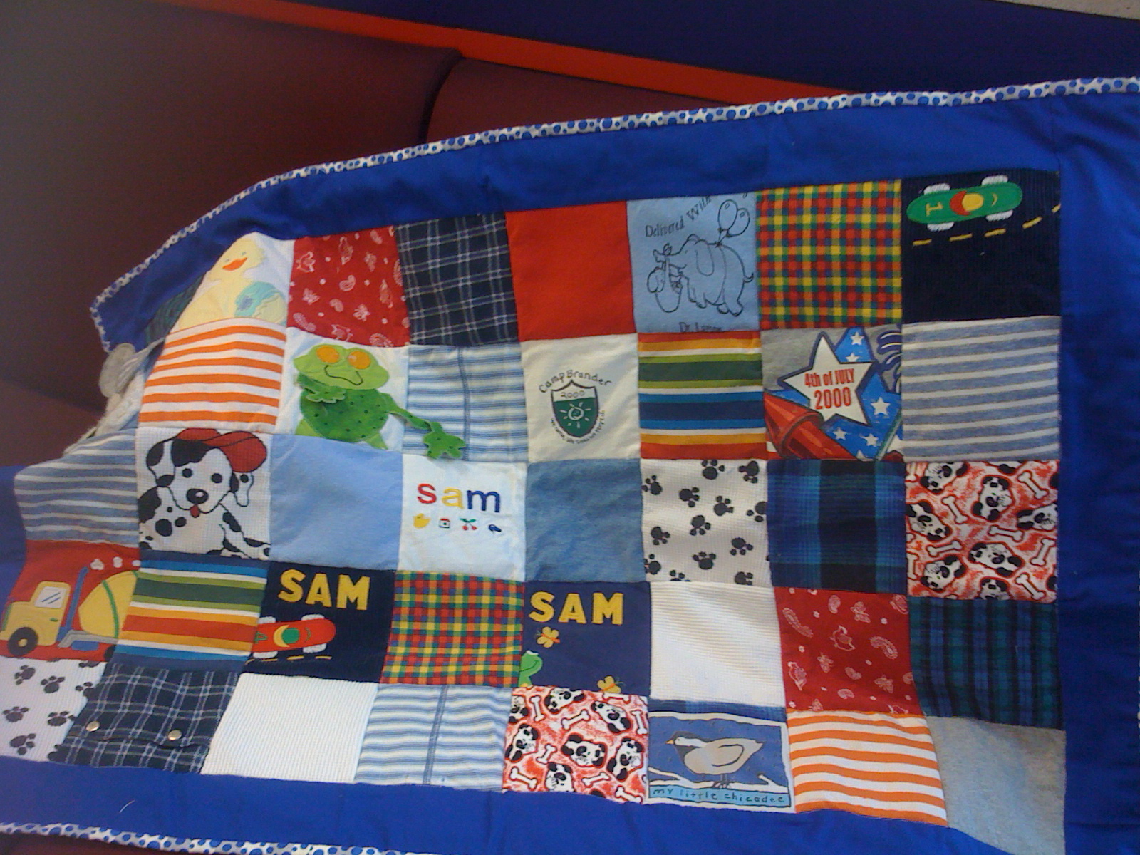 Sew Sarah Turning Clothes into Quilts?