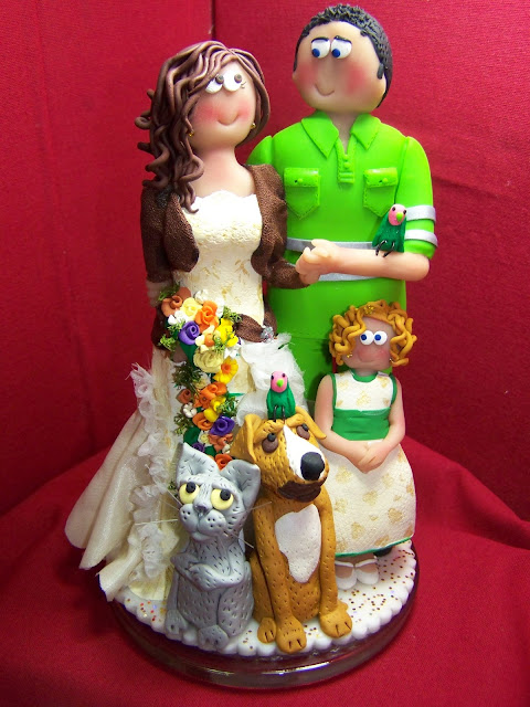 Figuras Personalizadas para decorar tu Boda realizadas x Laura Guarnieri & YoToY