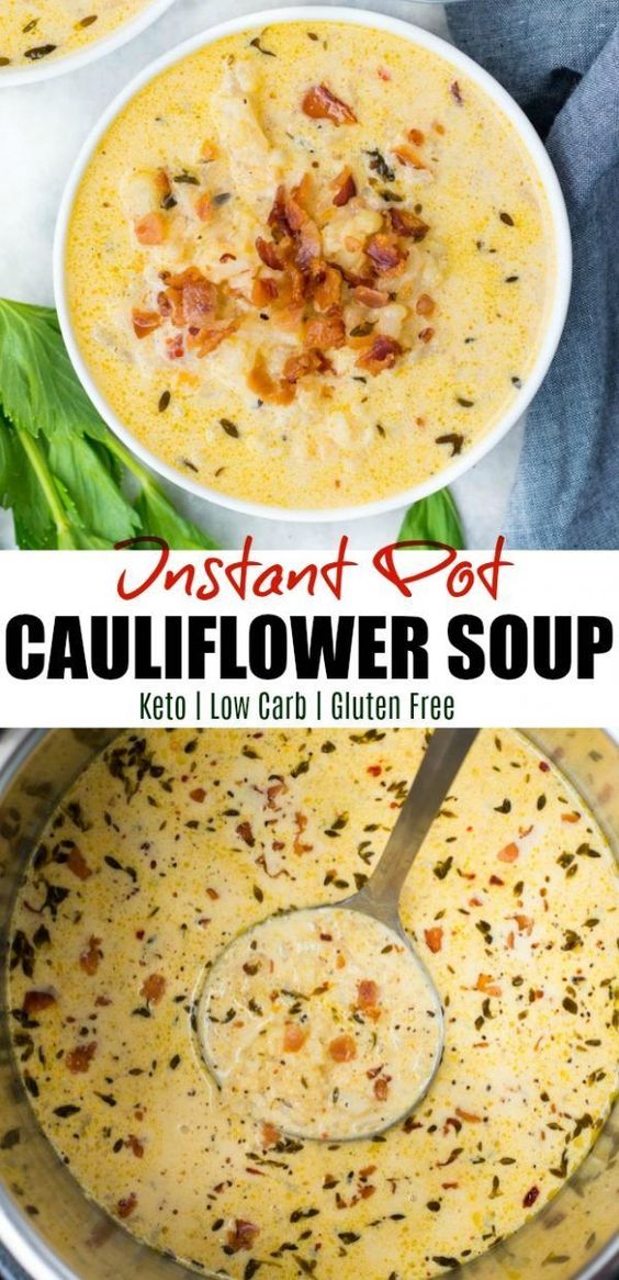 healthy cauliflower soup instant
