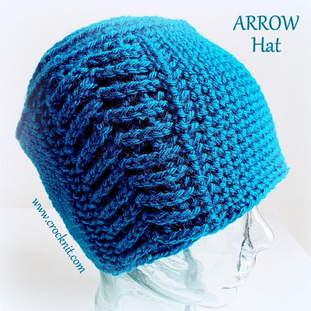 how to crochet, crochet patterns, hats, headbands, arrows, beanies, men, women,