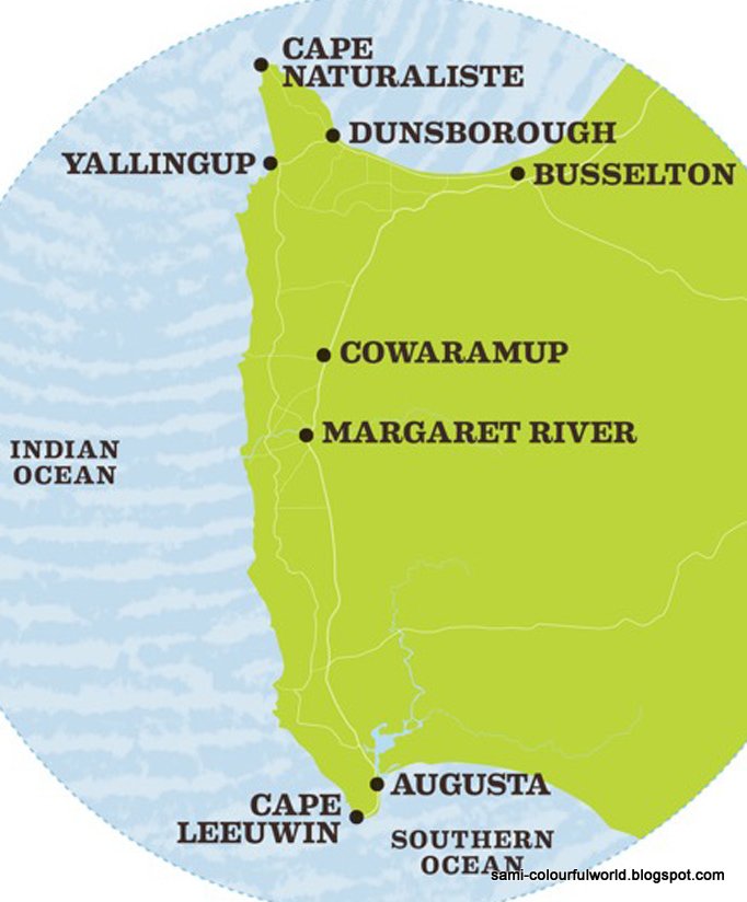 COLOURFULWORLD Travelling with my overseas visitors Yallingup and