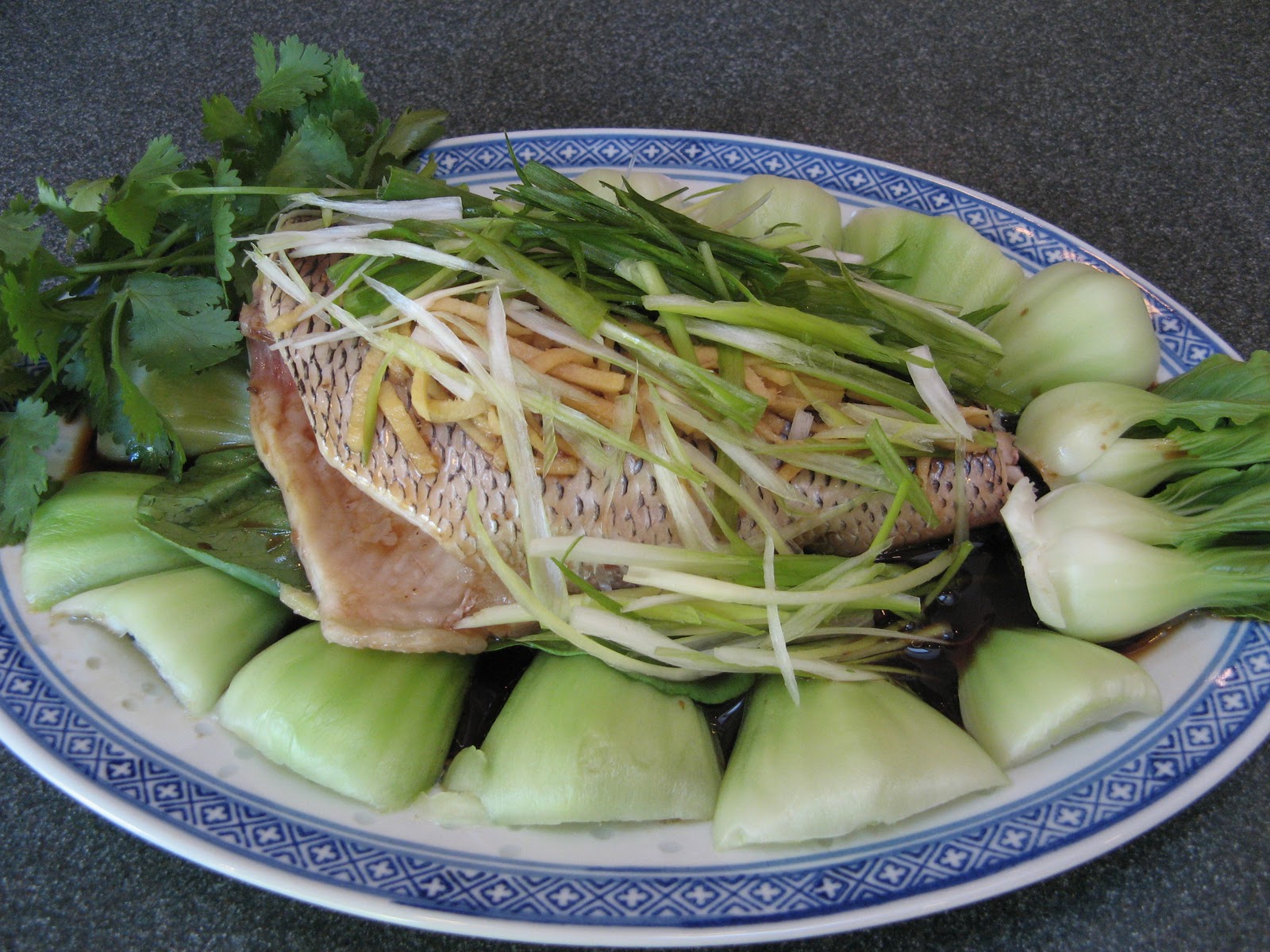 Duck Soup Easy Steamed Fish (蒸魚, Zing1 Jyu6)