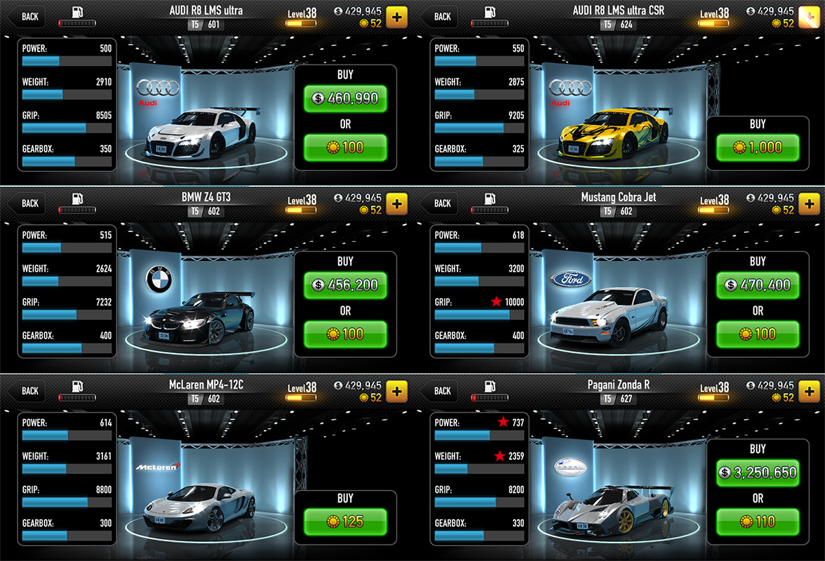 Csr Racing Best Cars Csr Racing Best Cars