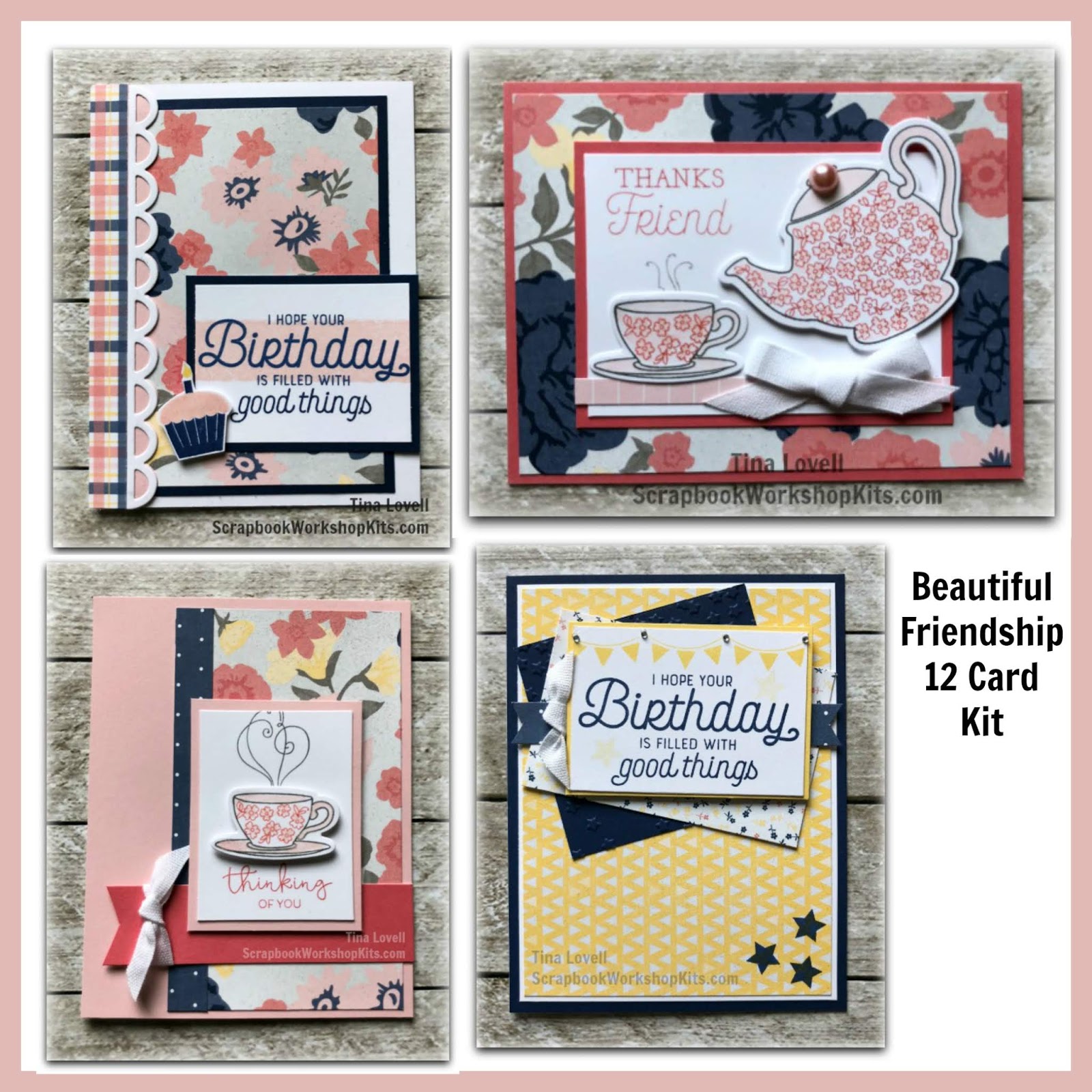 Scrapbooking With Tina Card Kits