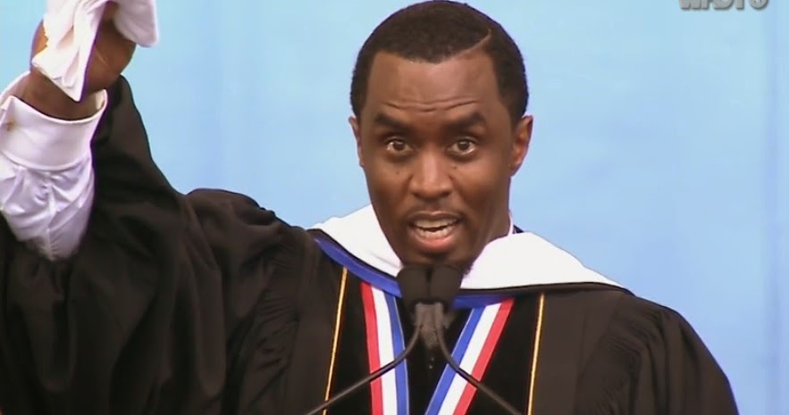 P diddy graduation speech image