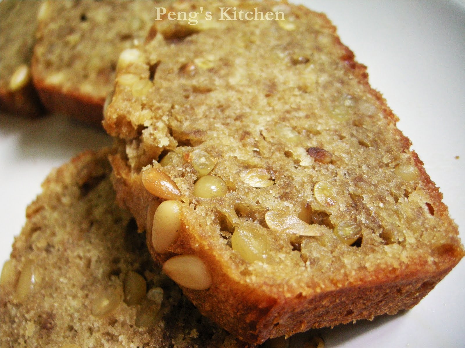 Peng's Kitchen Walnut & Pine Nuts Cake