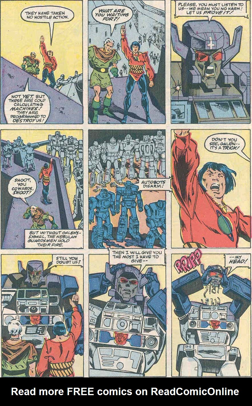 Read online The Transformers: Headmasters comic -  Issue #1 - 23