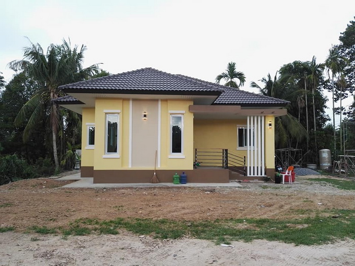 These three small house design has an area under 90 square meters to build. These houses have 3 bedrooms, 2 bathrooms, a kitchen, and a living room. If you are someone looking for a small house, then these houses could be it.