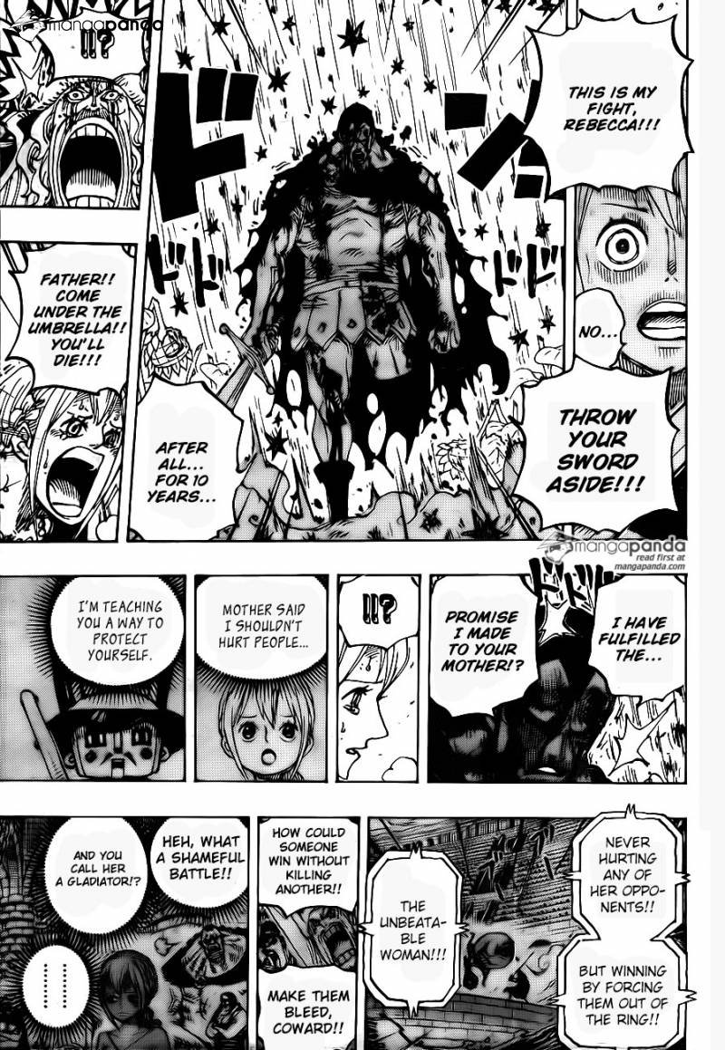 One Piece Ch 776: The Coliseum Hero