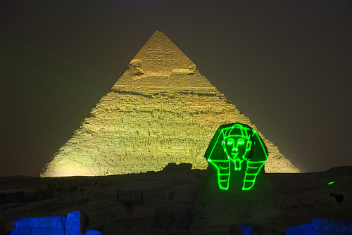 Egyptian Civilization @ Night: The pyramids at Night