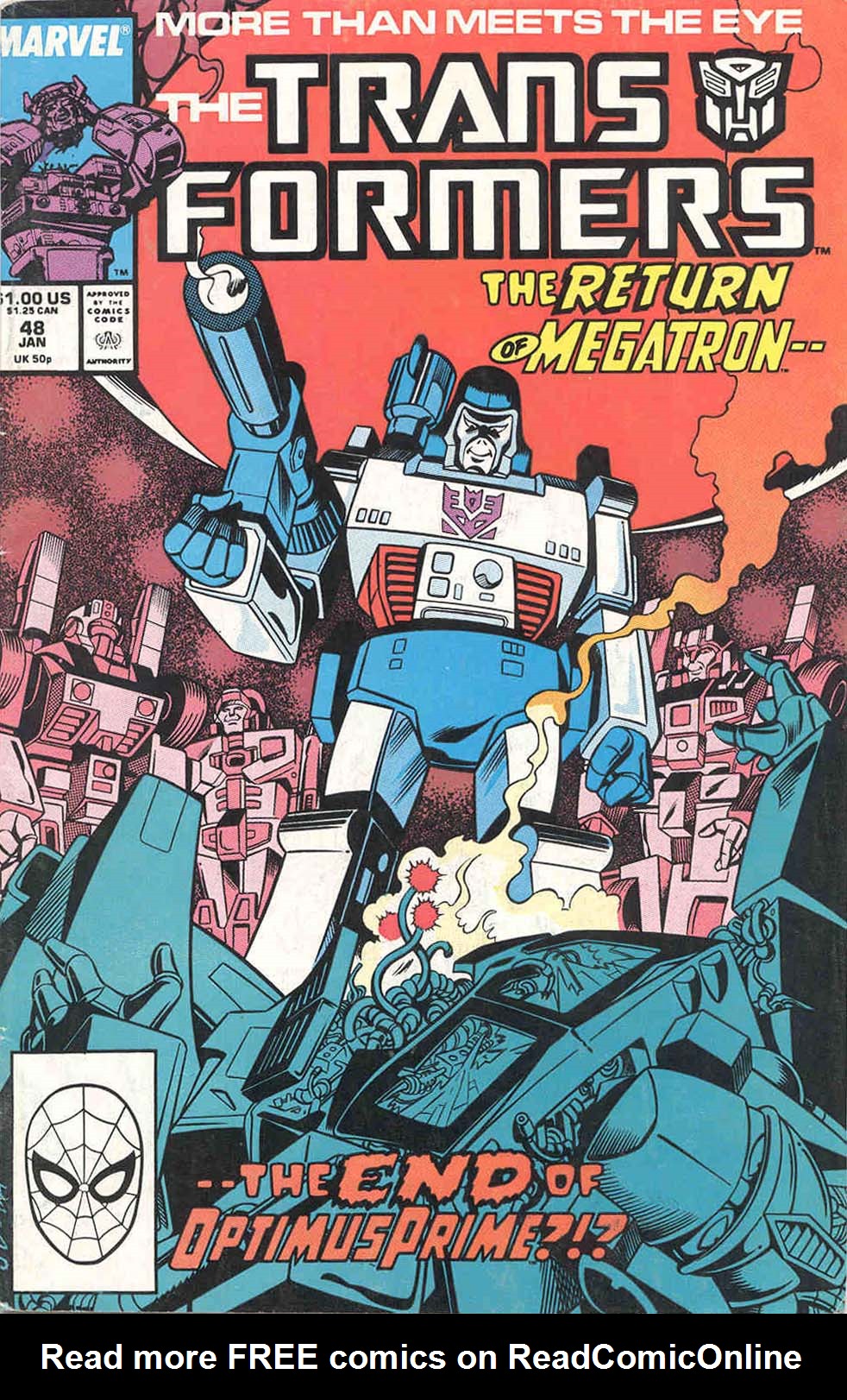 Read online The Transformers (1984) comic -  Issue #48 - 1