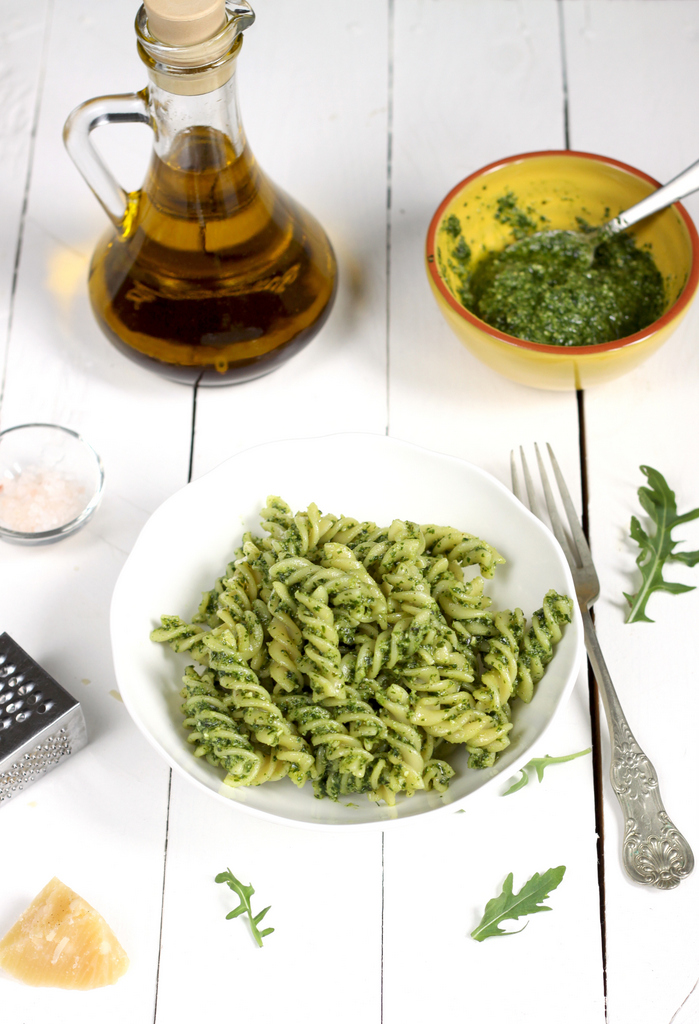 Codzienne Gotowanie Makaron z pesto z rukoli