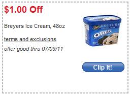Coupon Clippin' Momma: Breyer's printable and mPerk coupon!