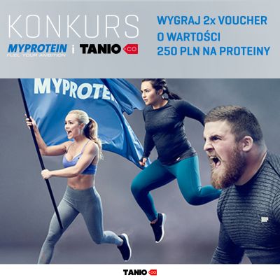Wygraj bony na produkty w MyProtein! 2x250 PLN Konkurs