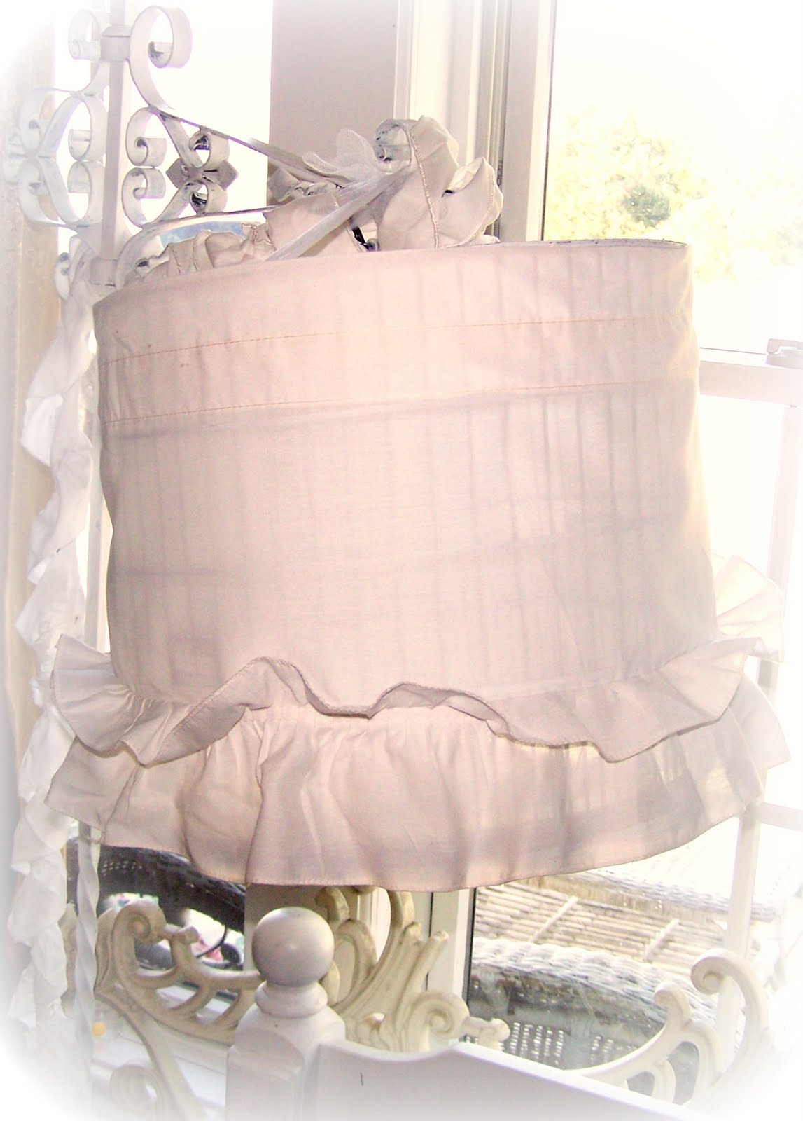 Olivia's Romantic Home: My Cottage Lampshades!