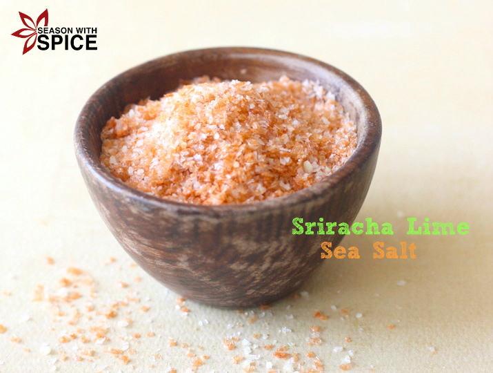 Sriracha-Lime Sea Salt available at SeasonWithSpice.com