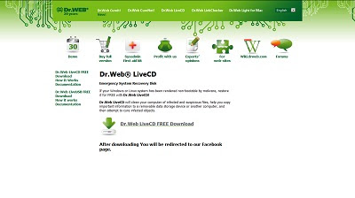 Dr.Web LiveCD, Antivirus