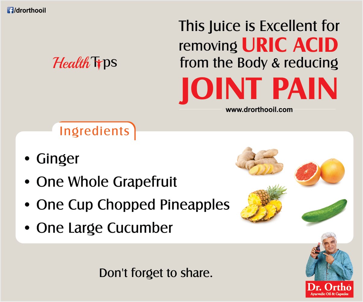 Health Tips For Living Joint Pain & Uric Acid Solution Tips