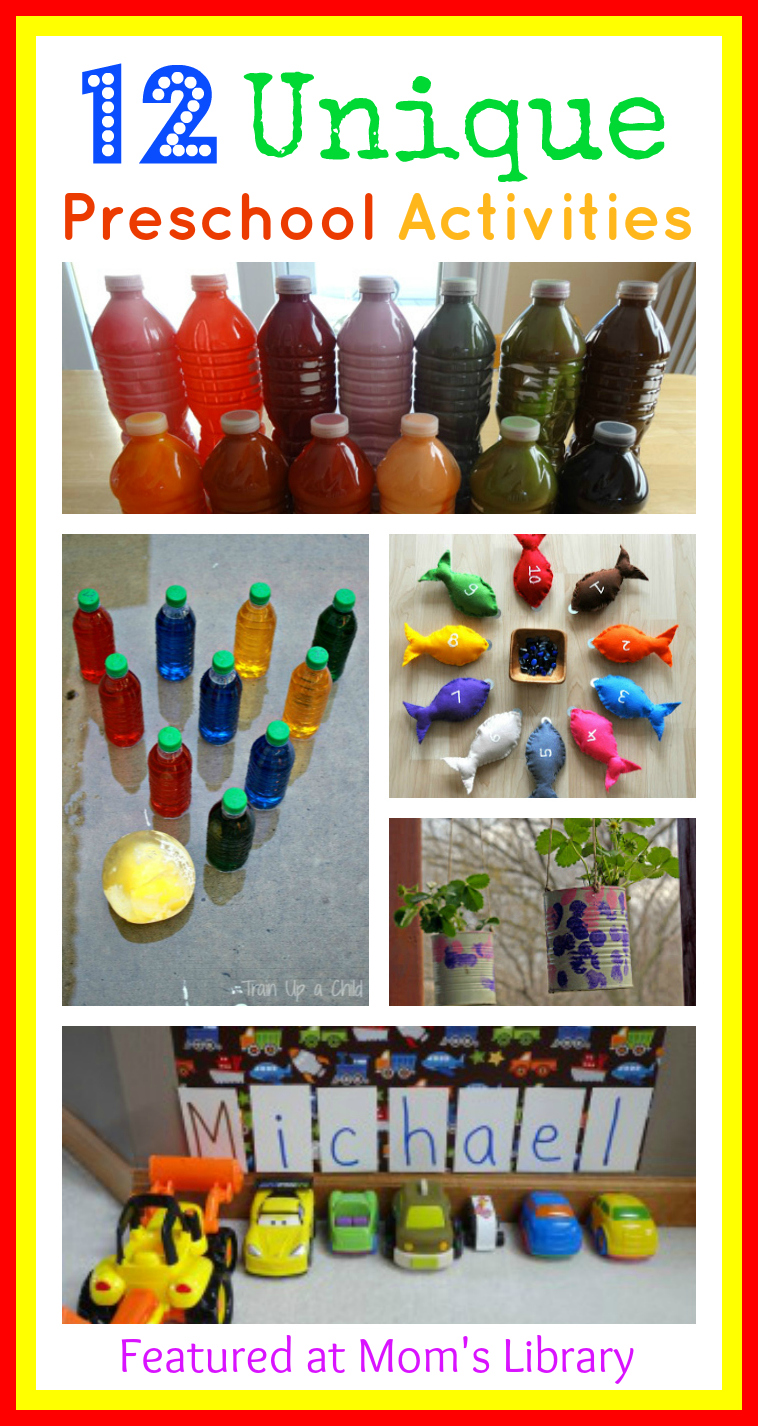 12 Preschool Activity Ideas and Mom s Library 40 True Aim