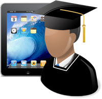 استخدام ايباد لإدارة التعلم باستخدام التطبيقات التعليمية المجانية