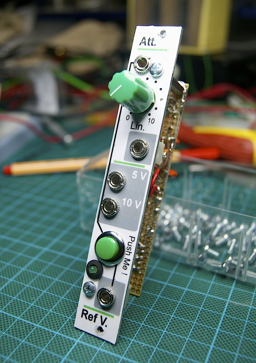 Growing your modular synthesizer for dummies Passive attenuator and