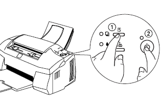 cara test printer hp