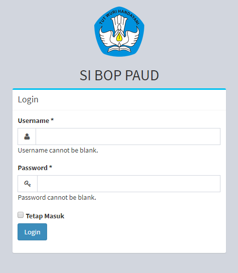 Panduan Lapor Dana Bop Paud 2019 Guru Tk Paud