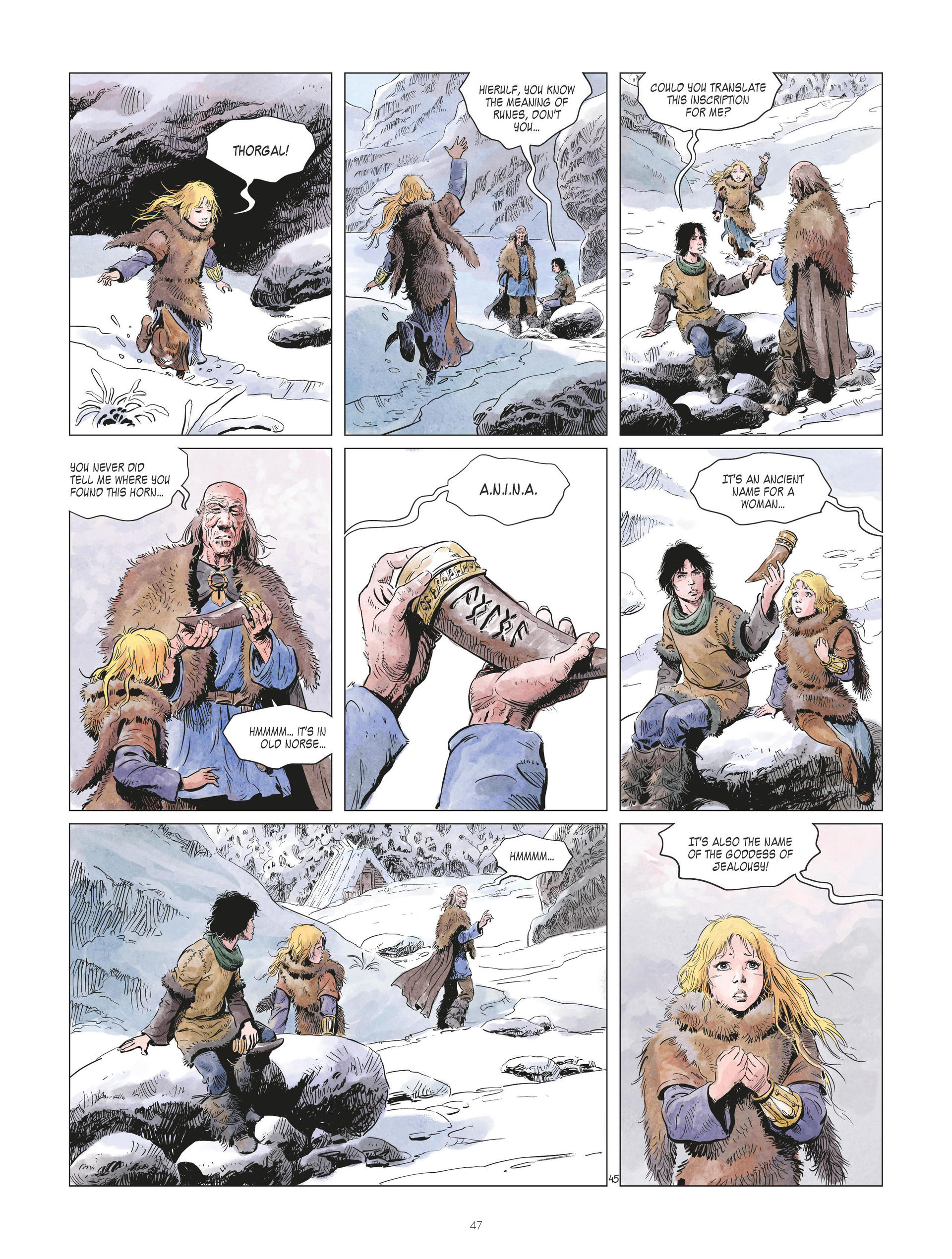 Read online The World of Thorgal: The Young Years comic -  Issue #2 - 47