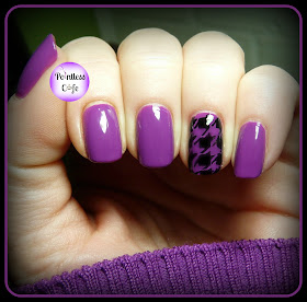 Pointless Cafe: Nail Art Theme Week Day 4: Houndstooth Freehand ...
