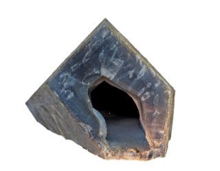 rare brazilian geometric agate