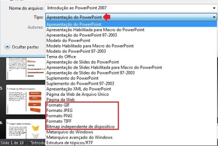 Como salvar slides como imagem no PowerPoint 2010