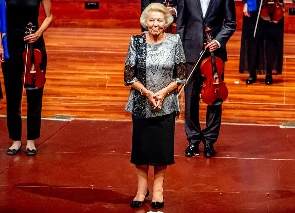 Dutch Princess Beatrix attended the concert of the European Union Youth Orchestra at the Royal Concertgebouw in Amsterdam. Queen Maxima