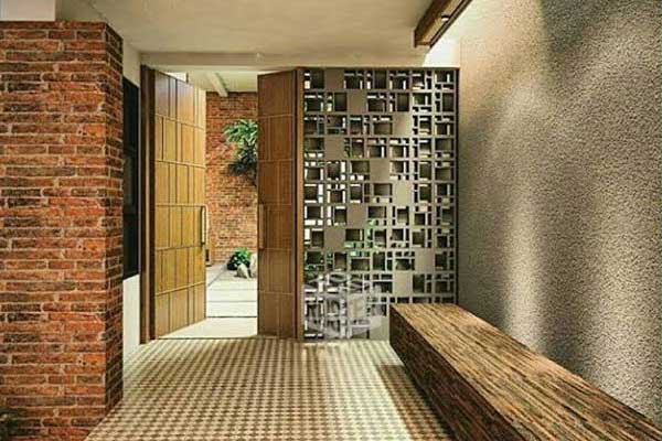 inspirasi penggunaan Ventilasi Dinding untuk ruang ibadah kantor
