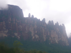 More Easter Island Moai or just bad British teeth?  Ridgetops, Angels Falls