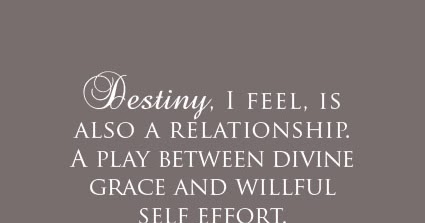 My Beautiful Words.: The Relationship of Destiny...
