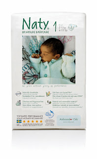 Naty eco disposable nappies Size 1